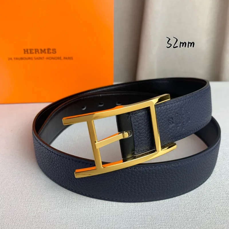Hermes AAA+ Belts Luxury Design Fashion Original leather  Genuine packaging width:3.2cm #A53975