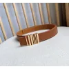 Loewe Leather Belts Luxury Design Fashion Original leather Genuine packaging width:2.8cm #A53998
