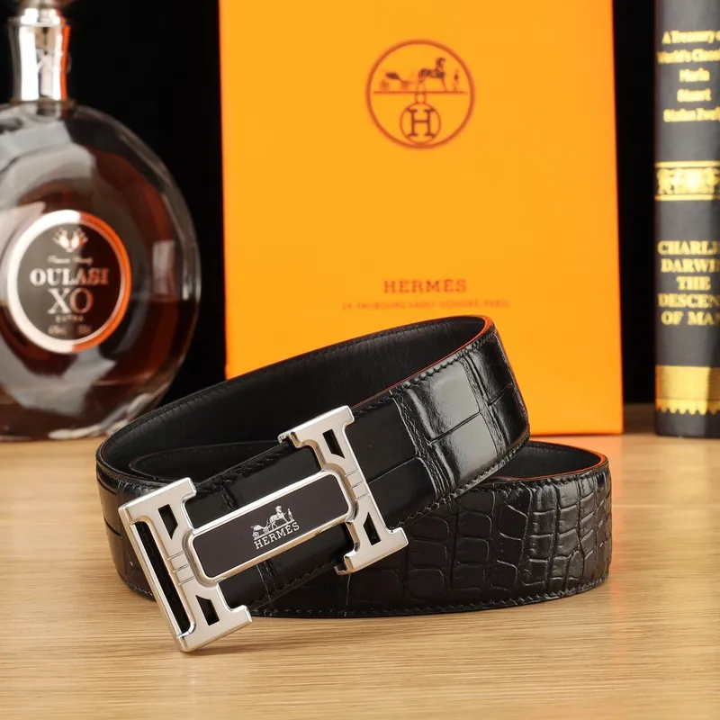 Luxury Design Fashion Original leather Hermes AAA+ Belts Genuine packaging width:3.8cm #A53965