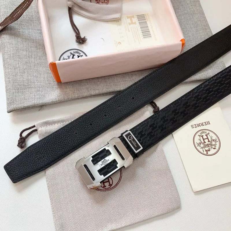Luxury Design Fashion Original leather Hermes AAA+ Belts Genuine packaging width:3.8cm #A53960