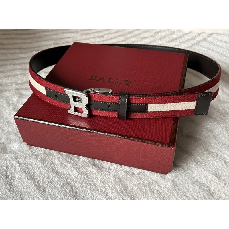 BALLY AAA+ belts width:3.5cm #A51451