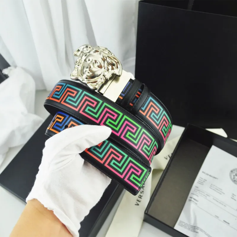 Versace AAA+ Leather Belts Wide 3cm #A33401 Versace AAA+ Leather Belts Wide 3cm #A33401