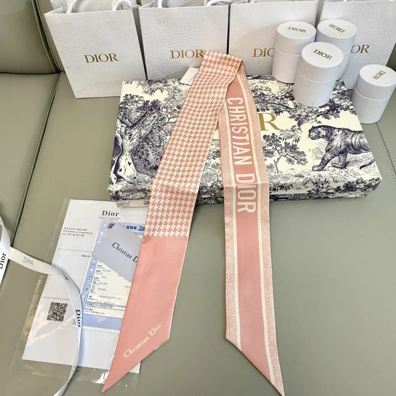 D-ior Scarf Small scarf decorate the bag scarf strap #A48612