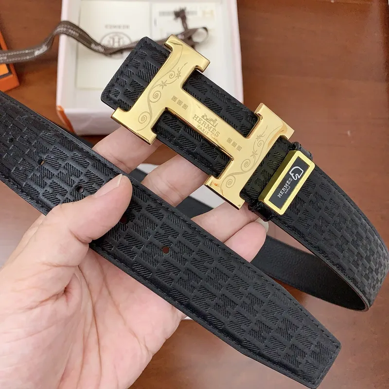 Hermes AAA+ Belts Luxury Design Fashion Original leather  Genuine packaging width:3.8cm #A53982