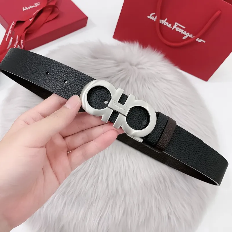 Farregemo AAA+ Leather Belts Wide 3.5cm #A33404