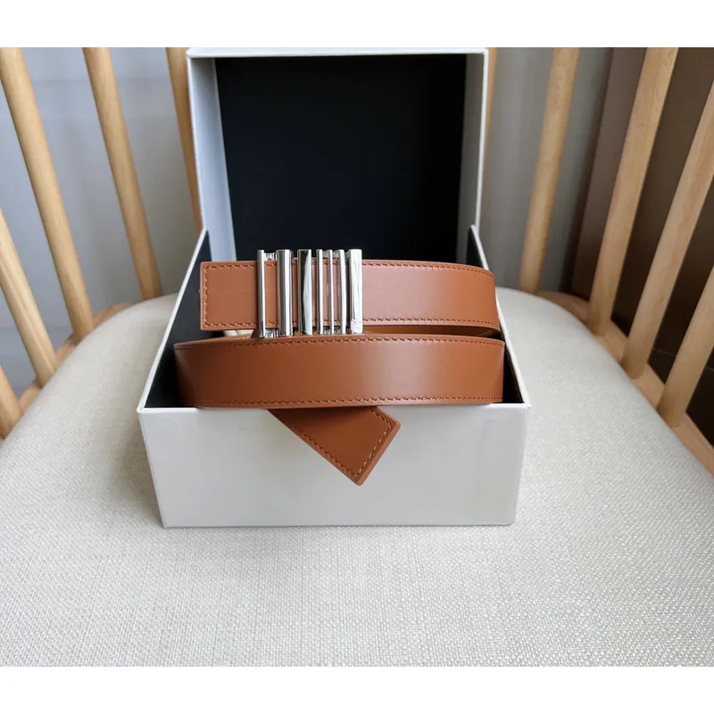 Loewe Leather Belts Luxury Design Fashion Original leather Genuine packaging width:2.8cm #A53998