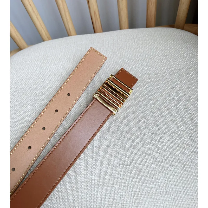 Loewe Leather Belts Luxury Design Fashion Original leather Genuine packaging width:2.8cm #A53998