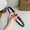 Loewe Leather Belts Luxury Design Fashion Original leather Genuine packaging width:1.5cm #A53999