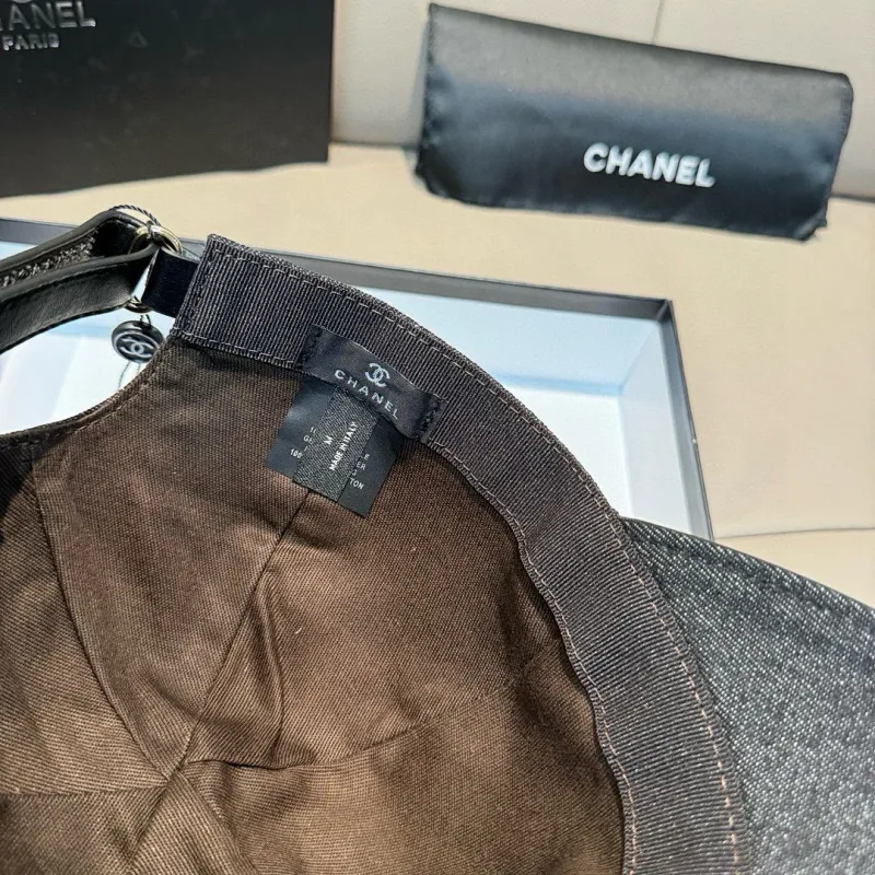 Chanel Printed and embroidered Caps&Hats #A62729 Chanel Printed and embroidered Caps&Hats #A62729