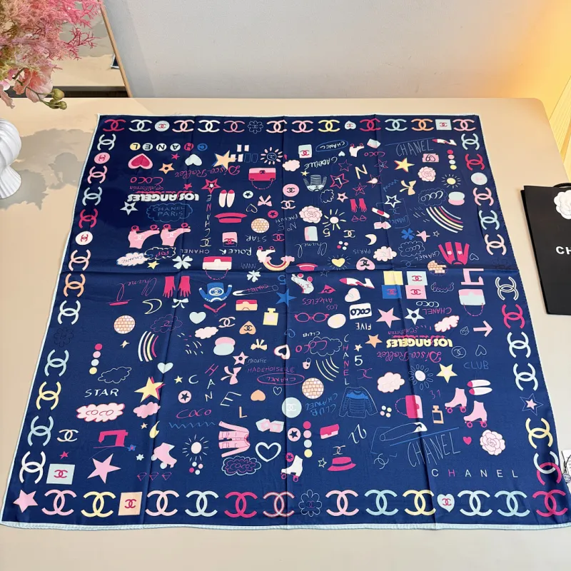 Chanel Designer Style Neck Scarves  Silk Scarves  Shawls  scarf #A63045