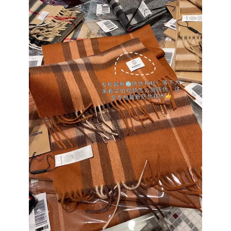 Burberry classic cashmere plaid scarfs #A61886