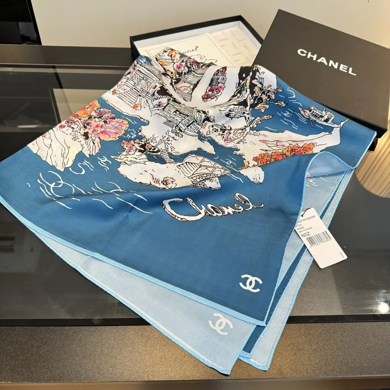 Chanel Designer Style Neck Scarves  Silk Scarves  Shawls  scarf #A63049