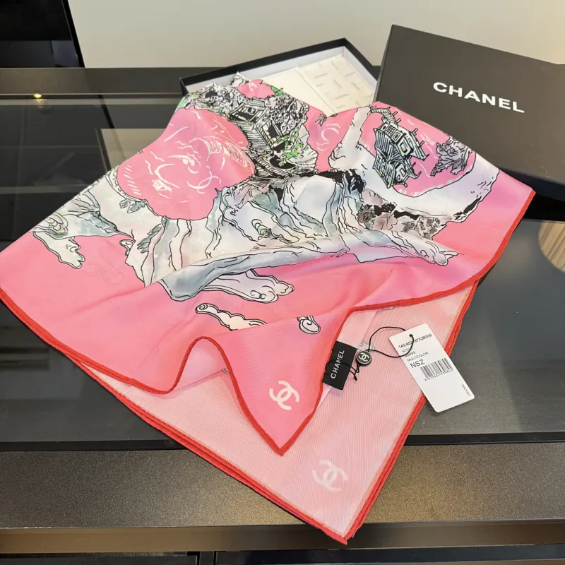Chanel Designer Style Neck Scarves  Silk Scarves  Shawls  scarf #A63049