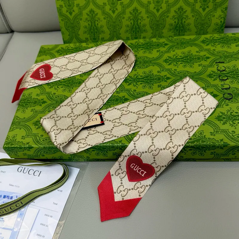 Gucci Scarf Small scarf decorate the bag scarf strap #A48603 Gucci Scarf Small scarf decorate the bag scarf strap #A48603