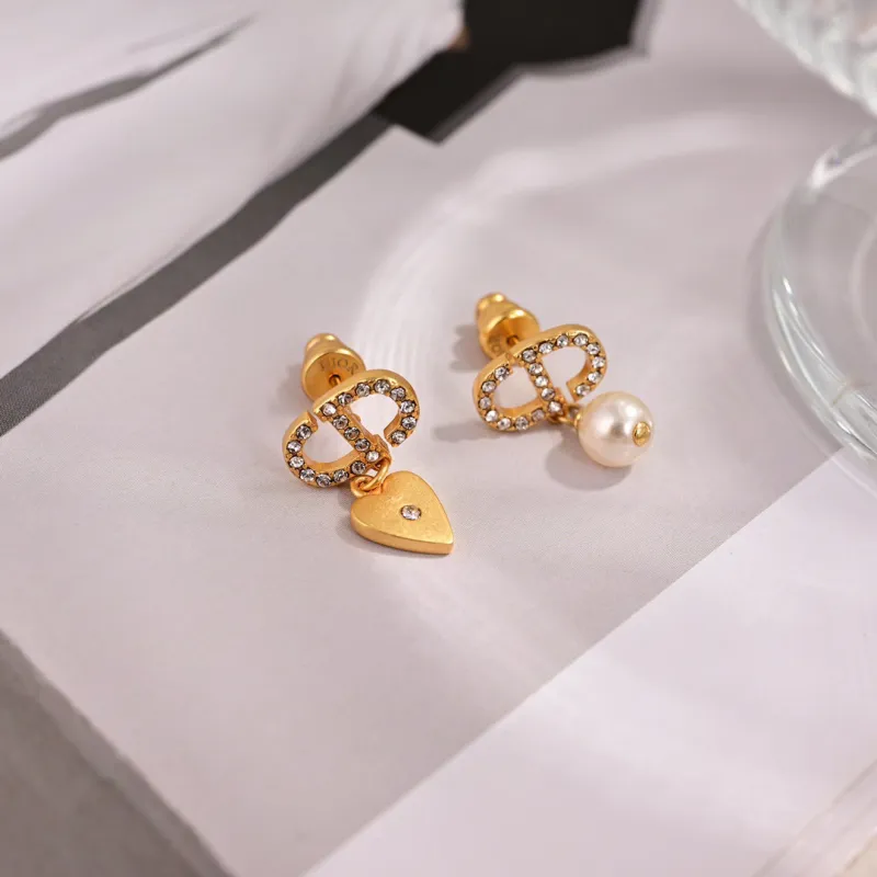 D-ior Tribales Gradient Logo Earrings #A50091