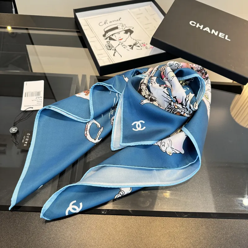 Chanel Designer Style Neck Scarves  Silk Scarves  Shawls  scarf #A63049