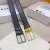 BALLY AAA+ belts Luxury Leather Belts Smooth Buckle Designer Belt width:3.4cm #A54015