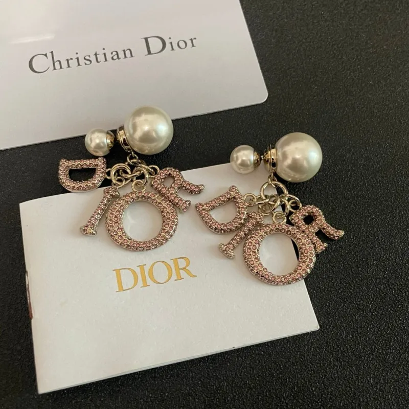 D-ior Tribales Gradient Logo Earrings #A50089
