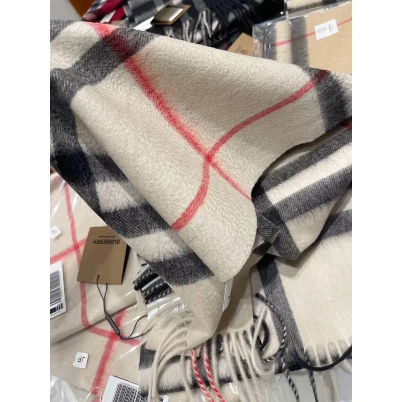 Burberry classic cashmere plaid scarfs #A61886