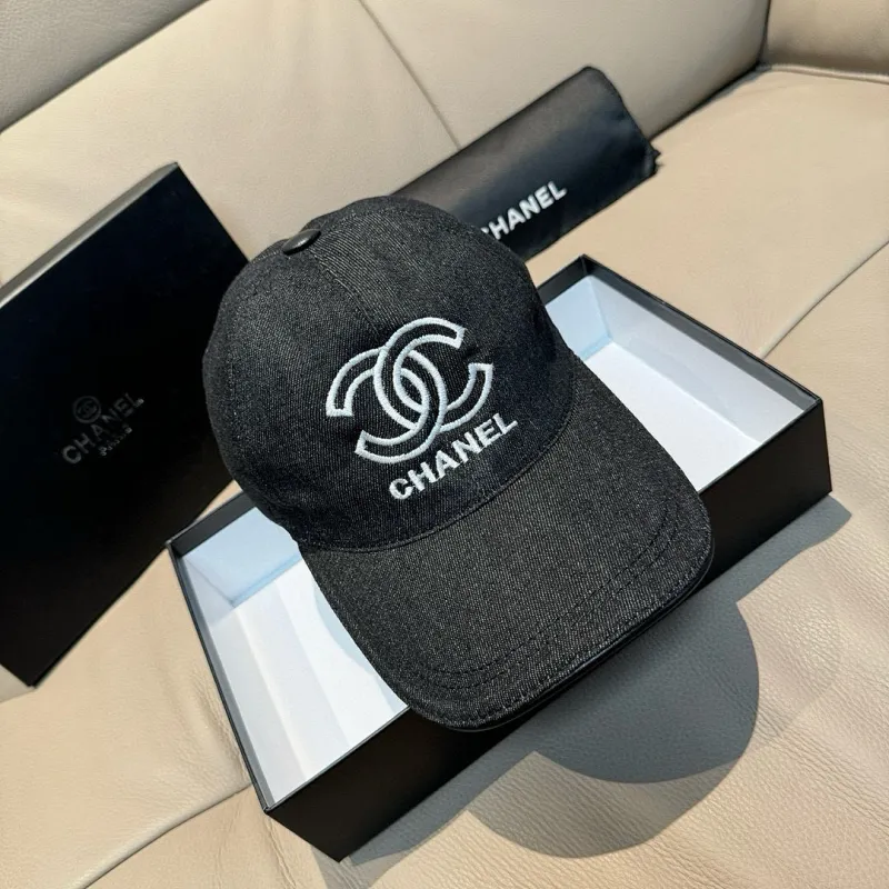 Chanel Printed and embroidered Caps&Hats #A62729 Chanel Printed and embroidered Caps&Hats #A62729