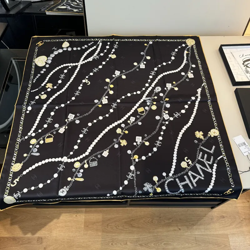 Chanel Designer Style Neck Scarves  Silk Scarves  Shawls  scarf #A63051