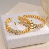 D-ior CD Montaigne Crystal-Accented Hoop Earrings #A50092