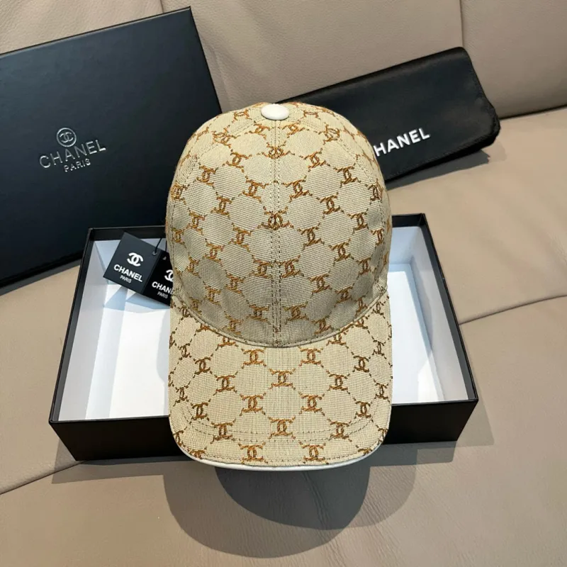 Chanel Printed and embroidered Caps&Hats #A62728 Chanel Printed and embroidered Caps&Hats #A62728