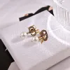 D-ior Tribales Gradient Logo Earrings #A50090