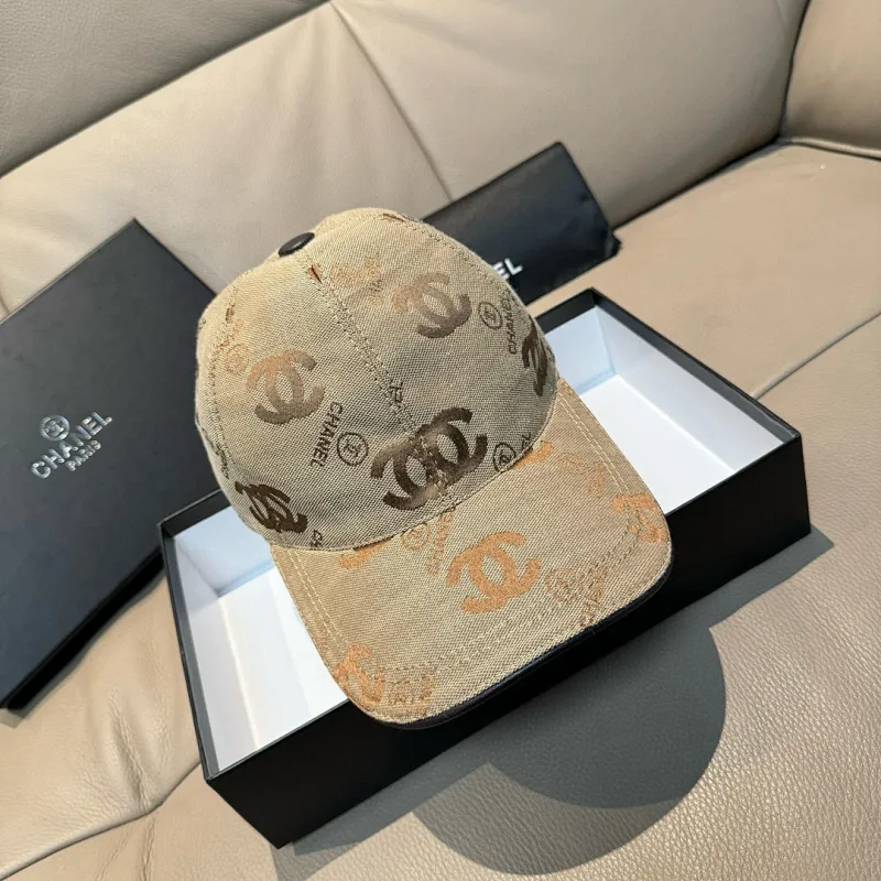 Chanel Printed and embroidered Caps&Hats #A62727 Chanel Printed and embroidered Caps&Hats #A62727