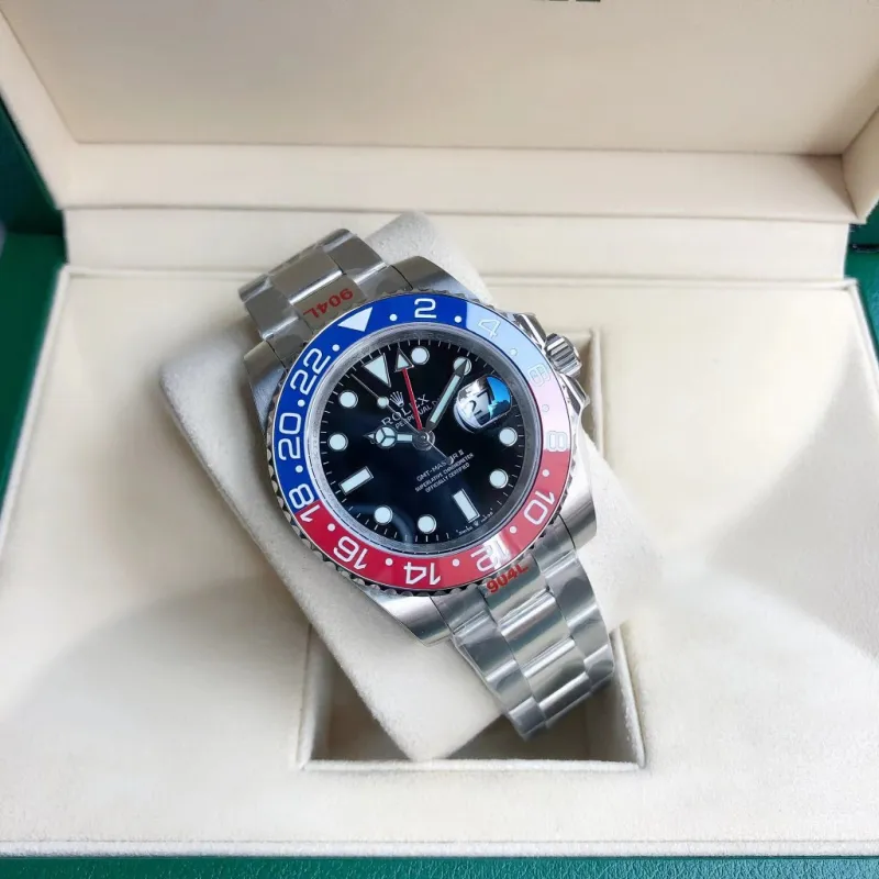 Rolex GMT watch with box #A26987