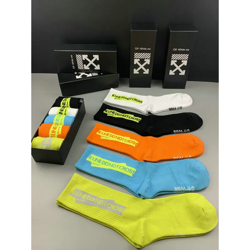 Brand Off-White socks (5 pairs) #999902050