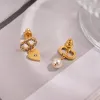 D-ior Tribales Gradient Logo Earrings #A50091