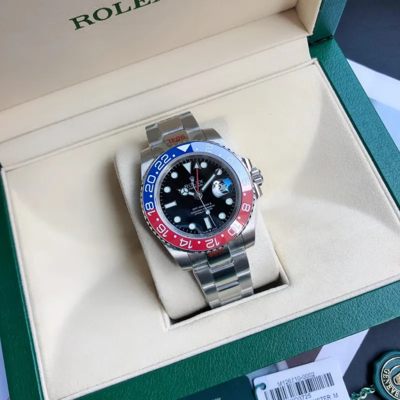 Rolex GMT watch with box #A26987
