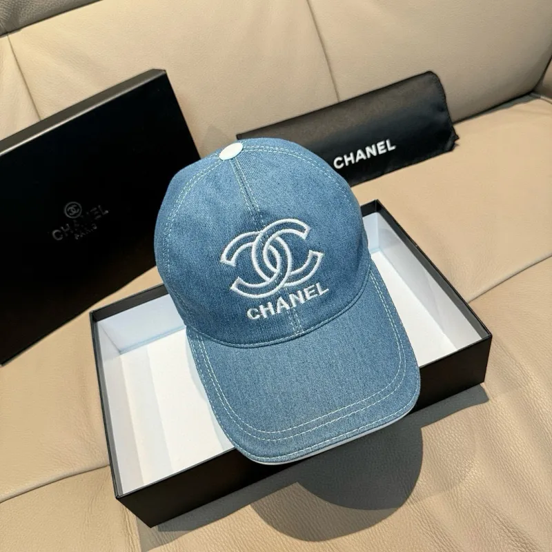 Chanel Printed and embroidered Caps&Hats #A62729 Chanel Printed and embroidered Caps&Hats #A62729