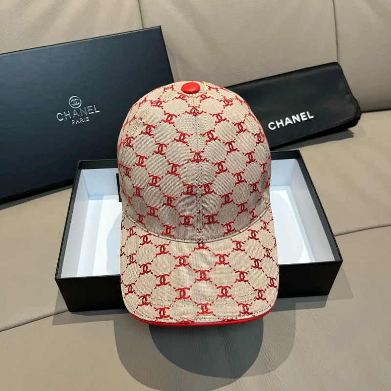 Chanel Printed and embroidered Caps&Hats #A62728 Chanel Printed and embroidered Caps&Hats #A62728