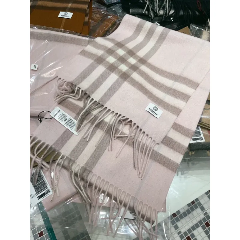 Burberry classic cashmere plaid scarfs #A61886