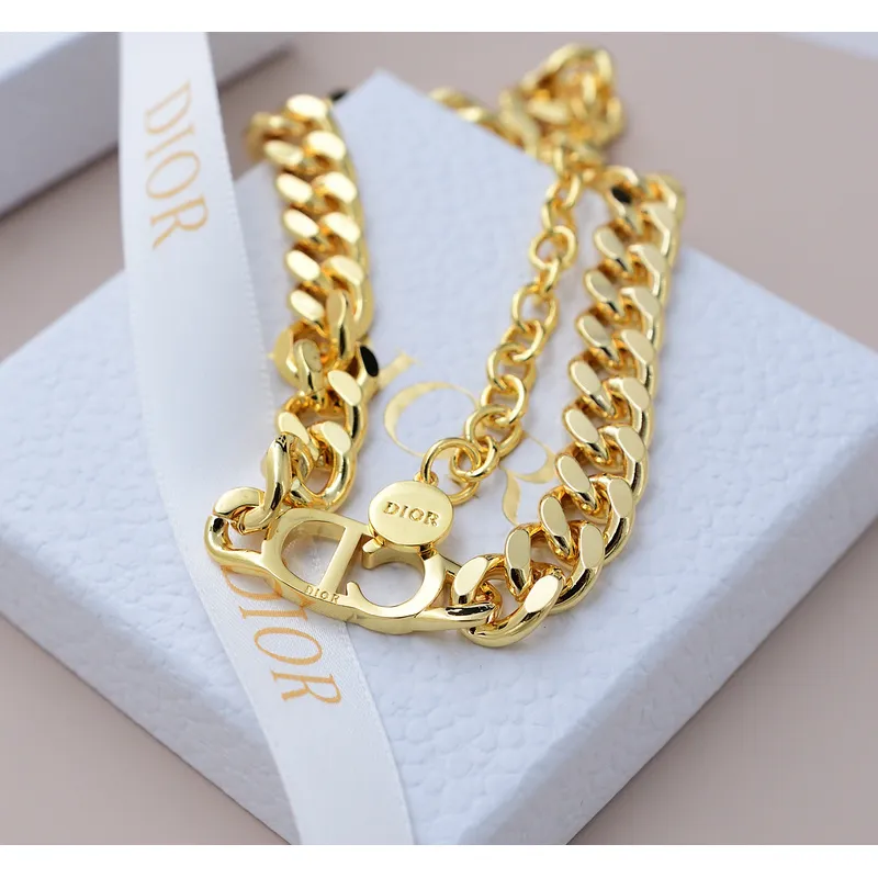 D-ior necklace Jewelry  length 40 cm #9999921619