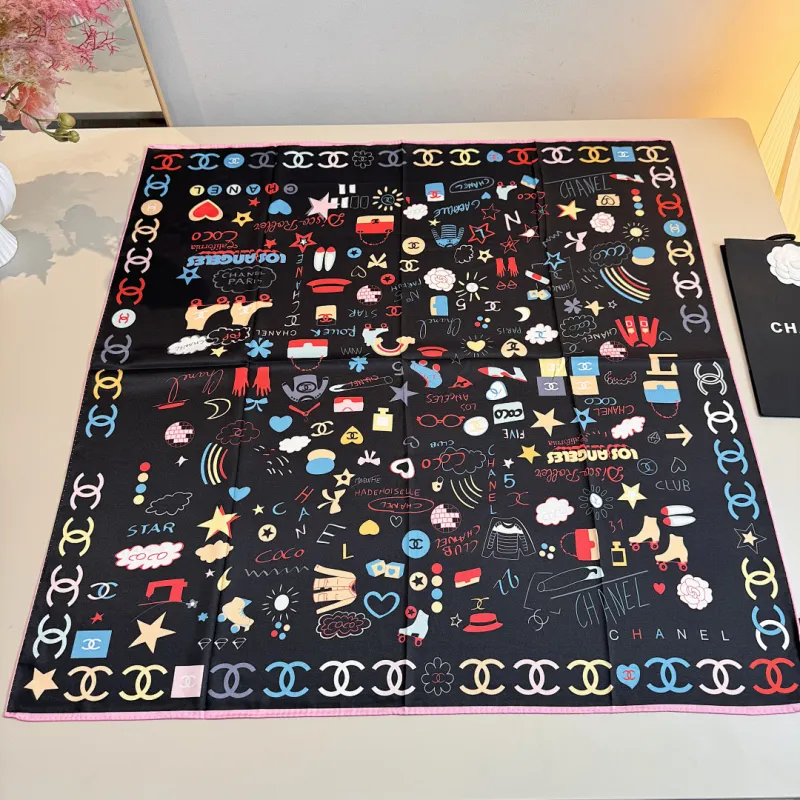 Chanel Designer Style Neck Scarves  Silk Scarves  Shawls  scarf #A63043