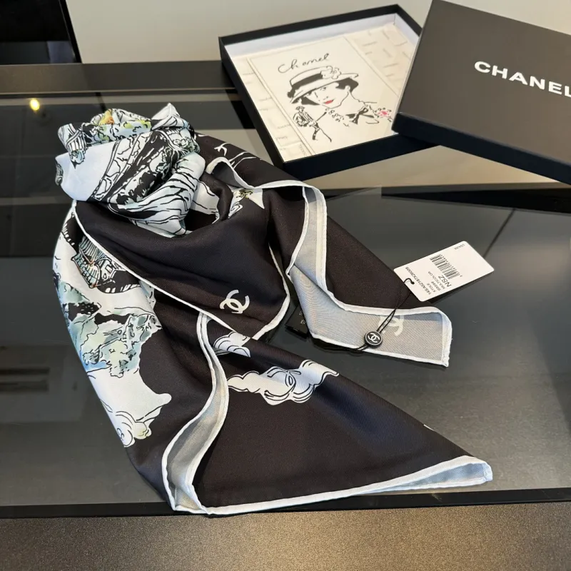 Chanel Designer Style Neck Scarves  Silk Scarves  Shawls  scarf #A63049