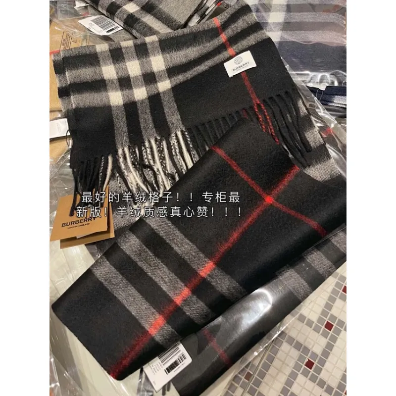 Burberry classic cashmere plaid scarfs #A61886