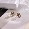 D-ior Tribales Gradient Logo Earrings #A50090