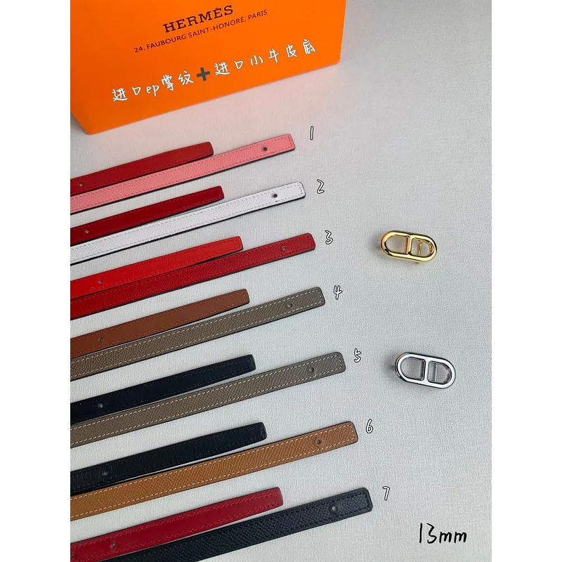 Luxury Design Fashion Original leather Epsom Hermes AAA+ Belts for woman Genuine packaging width:1.3cm #A53969 Luxury Design Fashion Original leather Epsom Hermes AAA+ Belts for woman Genuine packaging width:1.3cm #A53969