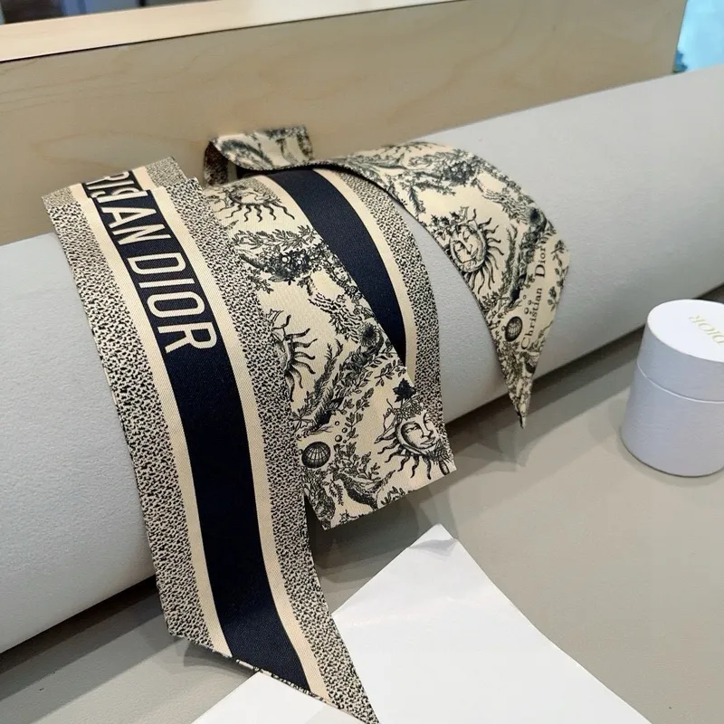 D-ior Scarf Small scarf decorate the bag scarf strap #A48622