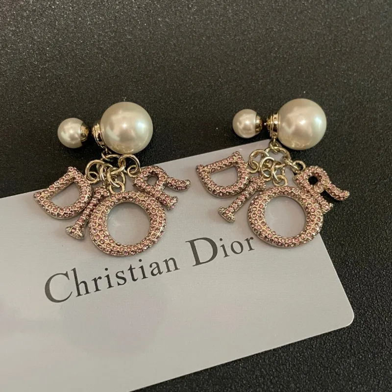 D-ior Tribales Gradient Logo Earrings #A50089