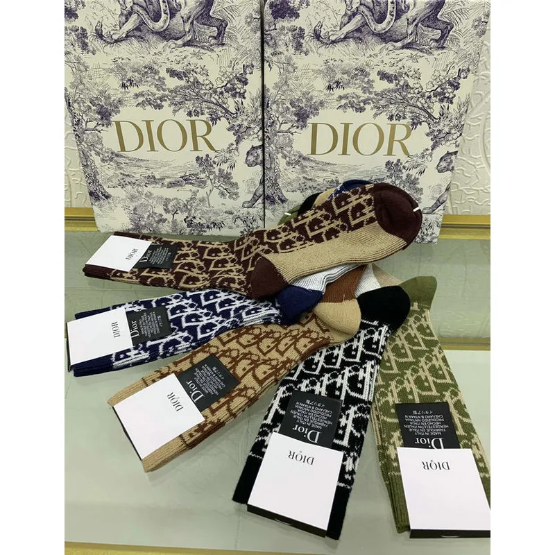 Brand D-ior socks (5 pairs) #999902055