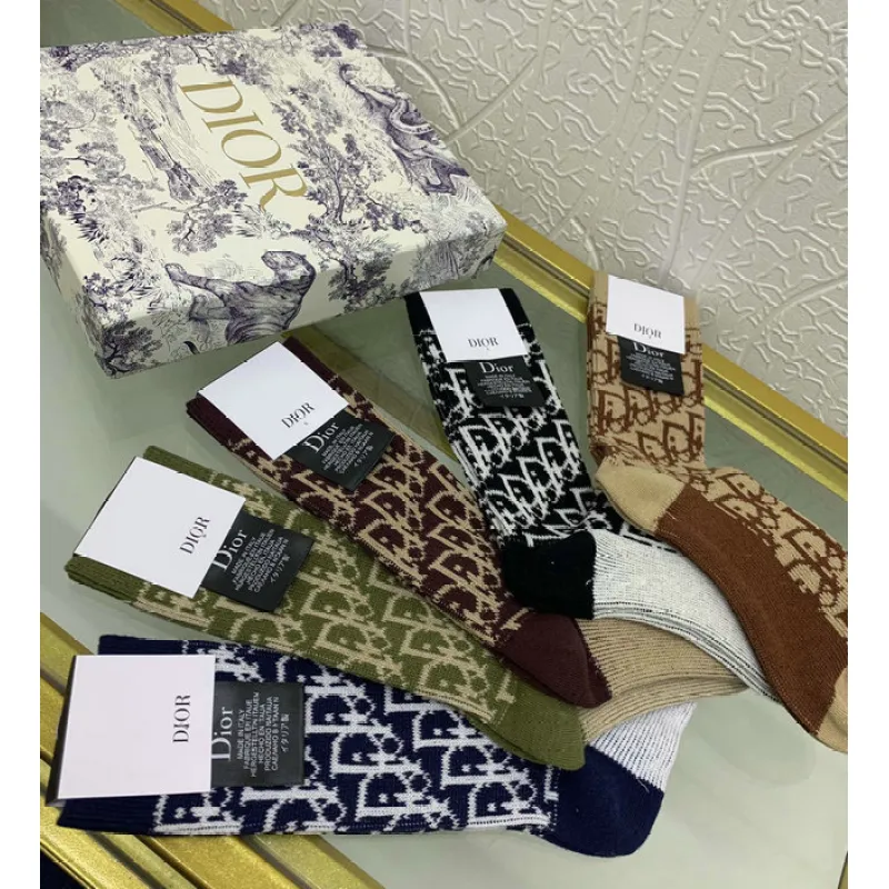 Brand D-ior socks (5 pairs) #999902055