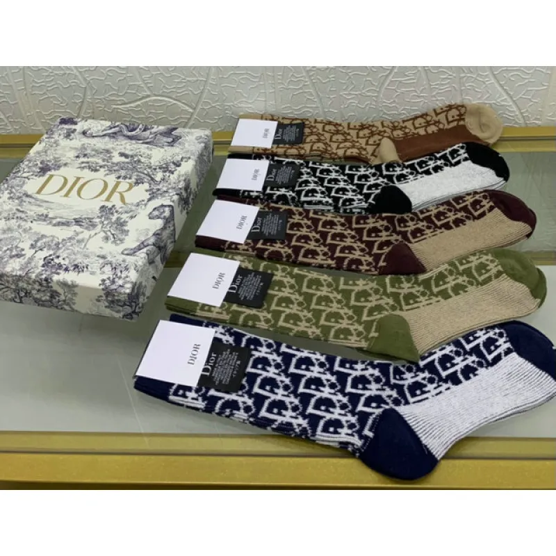 Brand D-ior socks (5 pairs) #999902055