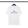 Stone Island T-Shirts for Men White/Black #A25383