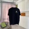 Chic Louis Vuitton T Shirt With Gold Logo And Paris Lettering For Fashionistas Black/White/Purple/Light Blue #A54352