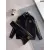 Loewe Inspired Black Tracksuit Set with Gold Accents #A54388
